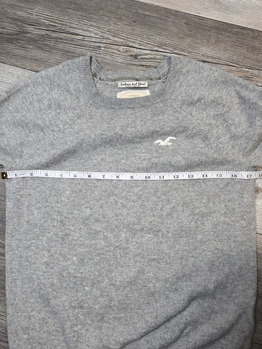 Hollister Y2K Women's Cashmere Wool Blend Crewneck Sweater Sz Sm *READ - Picture 4 of 7
